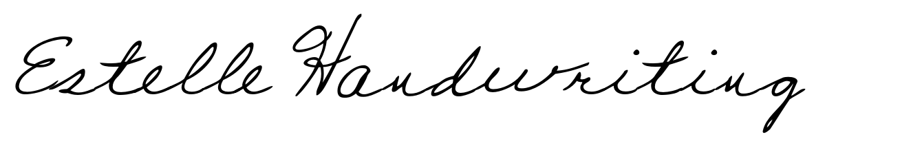 Estelle Handwriting